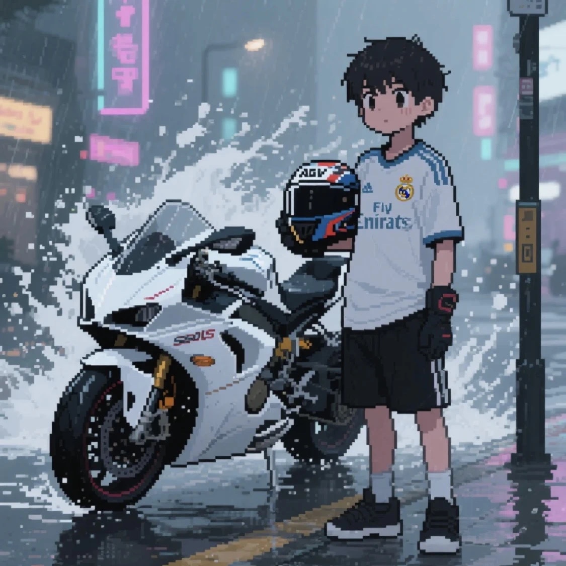 足球像素风头像